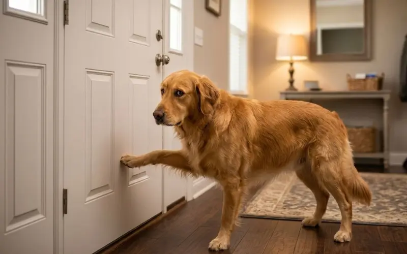 dog-separation-anxiety-signs-whining-door