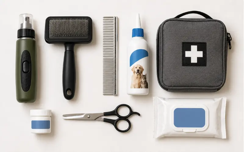 dog-grooming-safety-products-essentials essential dog grooming and safety products