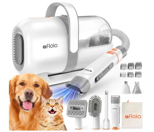 Afloia 6-in-1 Dog Grooming Vacuum Kit