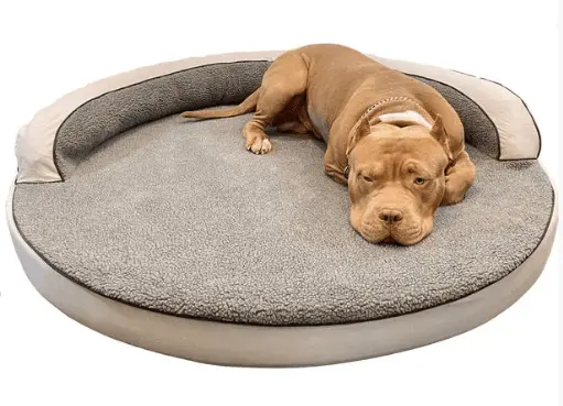 Sherpa Top Bolster Bed