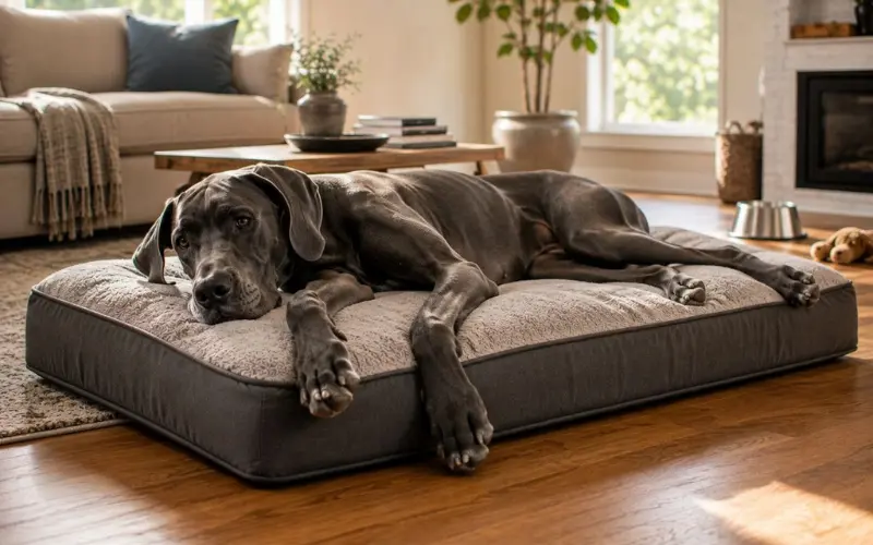 dog-chewing-resistant-bed-cover-material dog near chew-resistant dog bed cover material