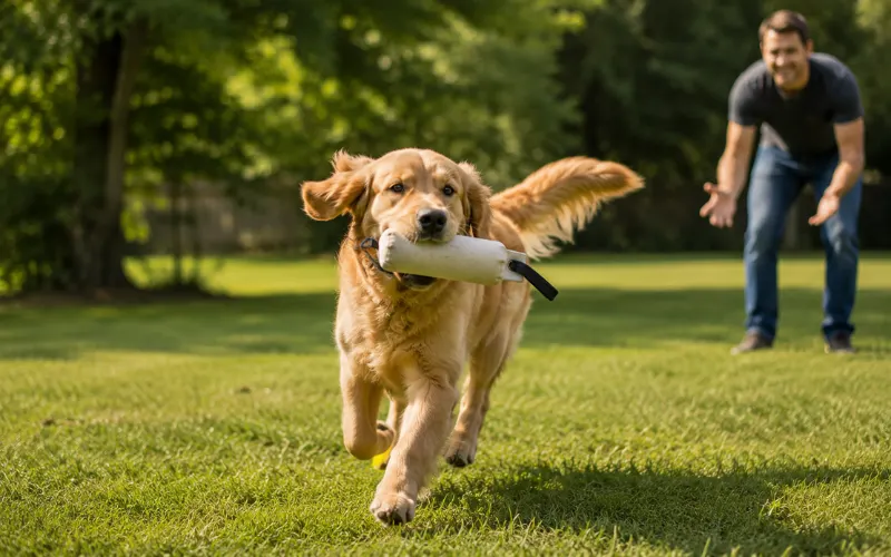 golden-retriever-puppy-fetch-training