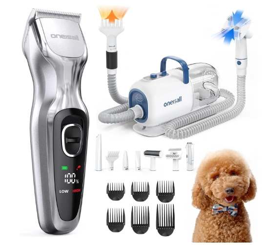 oneisall 8-in-1 Dog Grooming Vacuum + Dryer