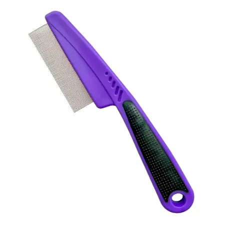 Yumflan Fine-Tooth Stainless Steel Flea Comb for Dogs and Cats