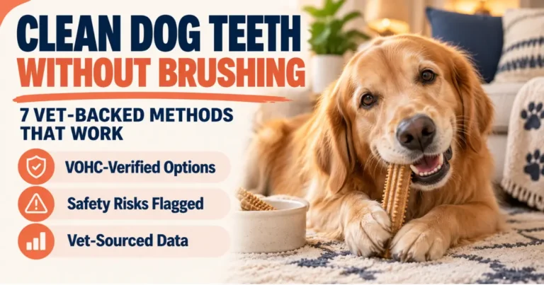How to Clean Dog Teeth Without Brushing: 7 Vet-Backed Methods