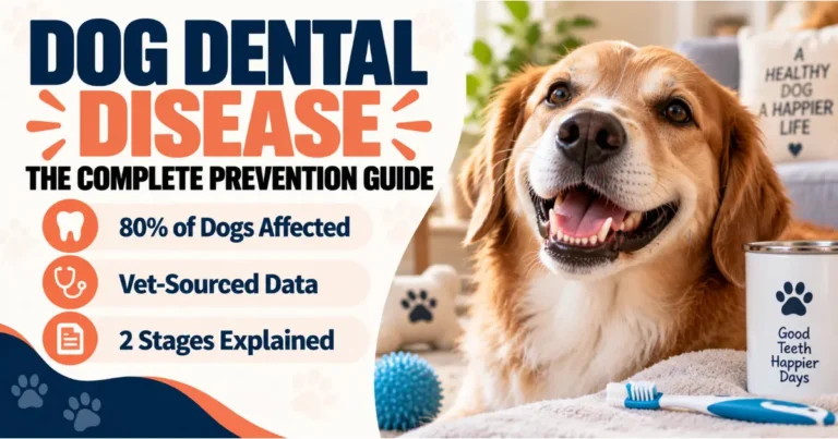 Dog Dental Disease: Complete Guide (Why 80% of Dogs Get It by Age 3)