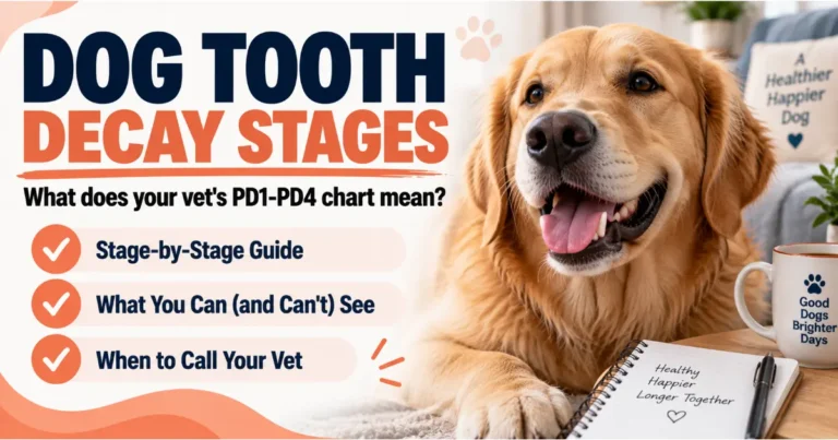 Dog Tooth Decay Stages: What Your Vet's PD1–PD4 Chart Actually Means