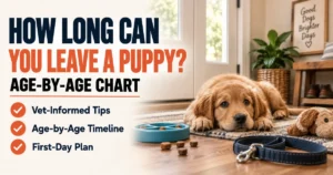 How Long Can You Leave a Puppy Alone? Age Chart (2026)